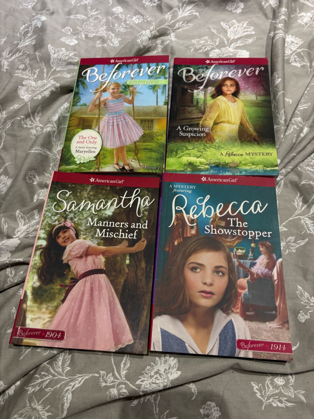 American Girl Beforever book Samantha Rebecca Mary Ellen 4pcs